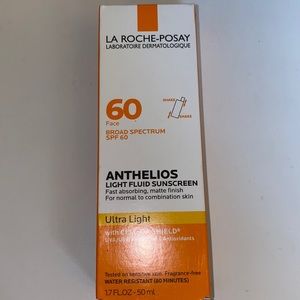 New SPF 60 face sunscreen